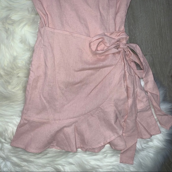 Princess Polly Cottage Hill Mini Dress Blush Sz 0 - Picture 6 of 11